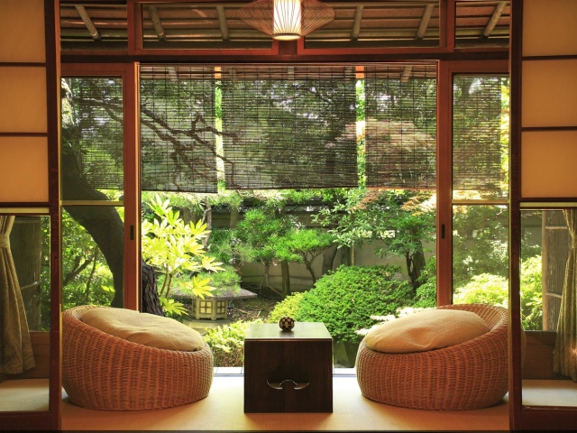 Японський стиль в інтер'єрі спальні, вітальні, кухні, ванної: ідеї, фото
