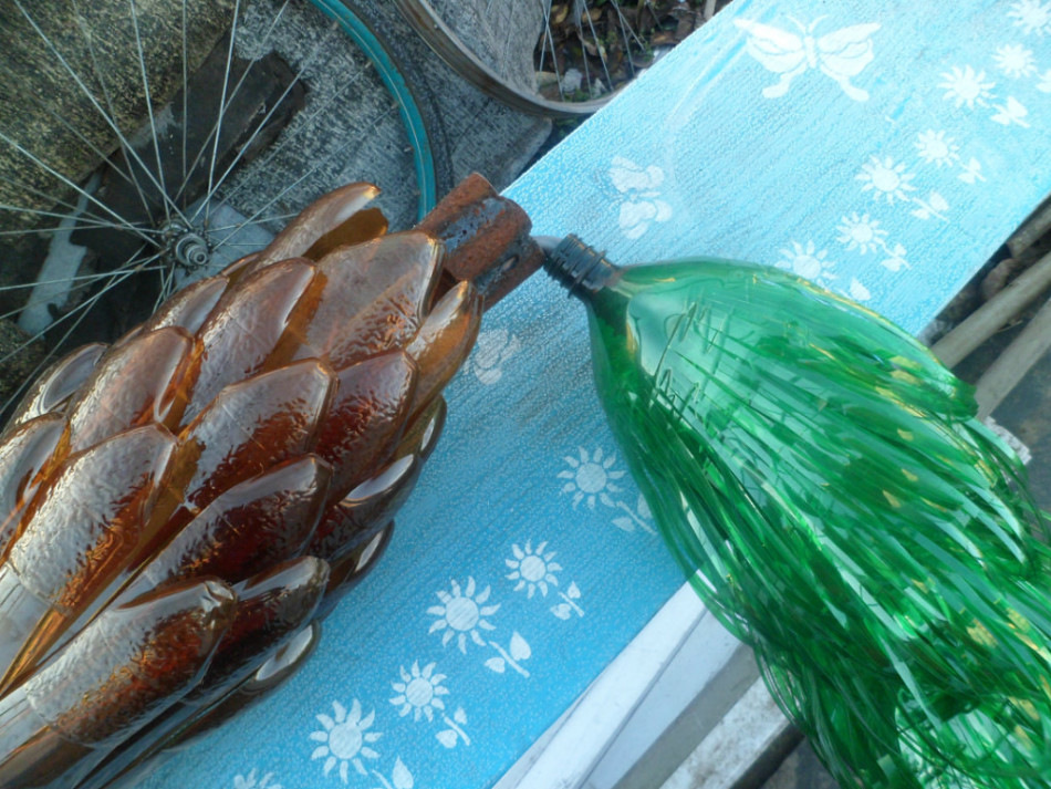 Як зробити велику, маленьку пальму і пальму-бонсай з пластикових пляшок? Покрокова інструкція складання пальм з пластикових пляшок