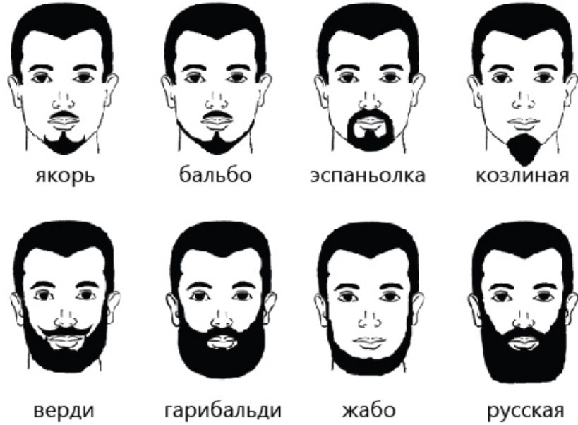 Форма бороди за типом особи, різновиди бороди для різних типів особи. Правила догляду за бородою