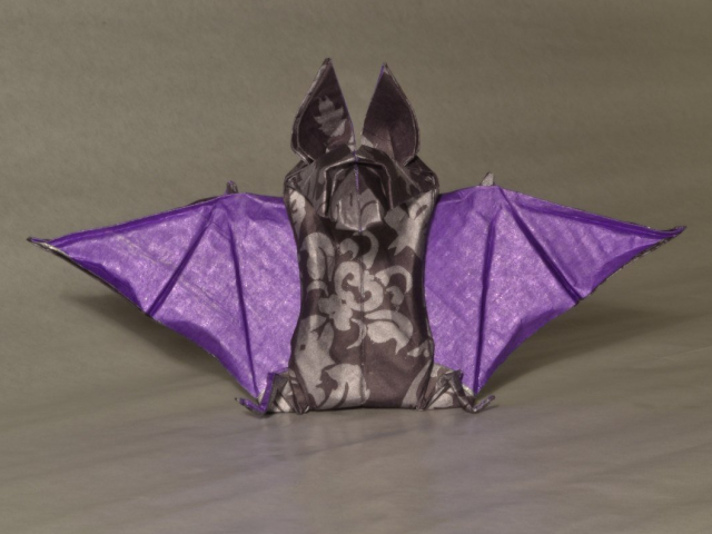 Як зробити кажана з паперу орігамі? Летюча миша з паперу орігамі для дітей: схема