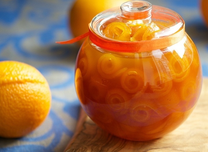 Варення з апельсинових кірок: рецепт. Як зварити варення з апельсинових кірок завитки?