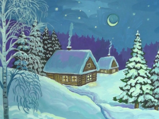 Як намалювати малюнок на тему зима легко і просто? Як намалювати будиночок взимку, зимовий пейзаж, дітвору, тварин олівцем і фарбами?