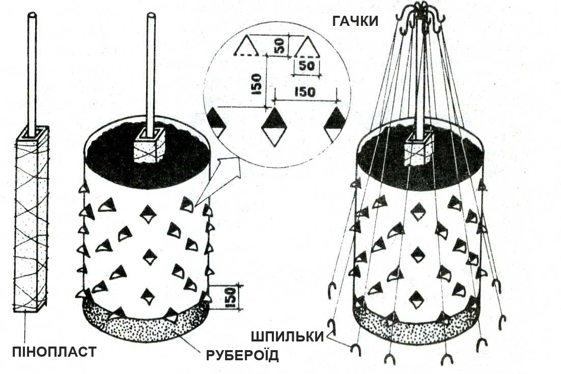 Ось ще схема кашпо для вертикального озеленення