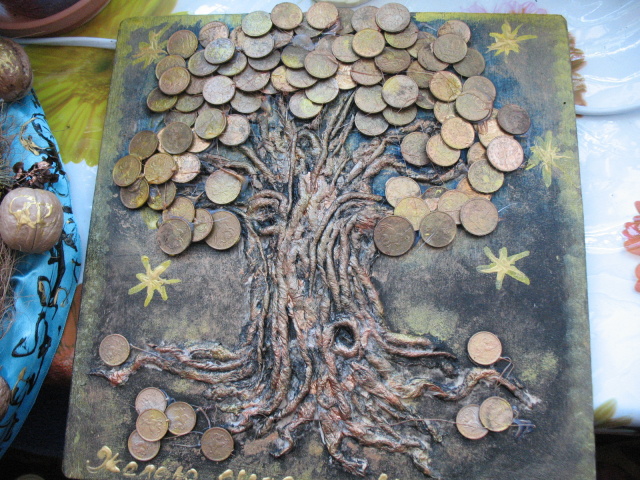 Як зробити грошове дерево своїми руками з купюр і монет: покрокова інструкція. Грошове дерево – топіари, з бісеру