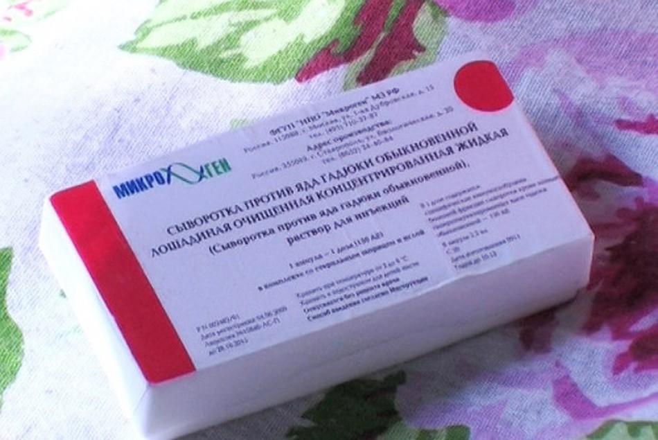 Сироватка від укусу гадюки