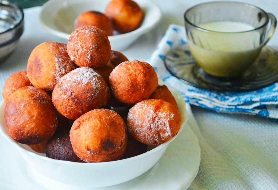 сирні кульки з начинкою
