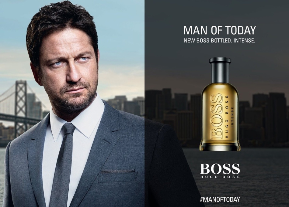 Джерард Батлер у рекламі аромату від Hugo Boss