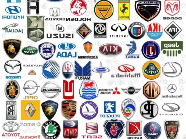 Знаки автомобільних фірм: фото, опис. Логотипи автомобільних компаній Америки, Англії, Німеччини, Франції, Швеції, Італії, Чехії, Китаю, Японії, Росії