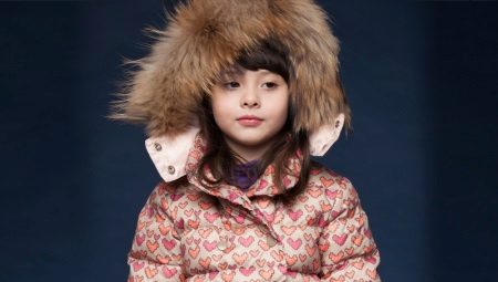 Пухове пальто для дівчинки